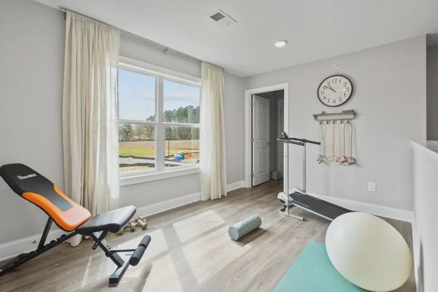 Furnished interior in a model home at The Reserve at Bells Ferry in Kennesaw (Image 54).