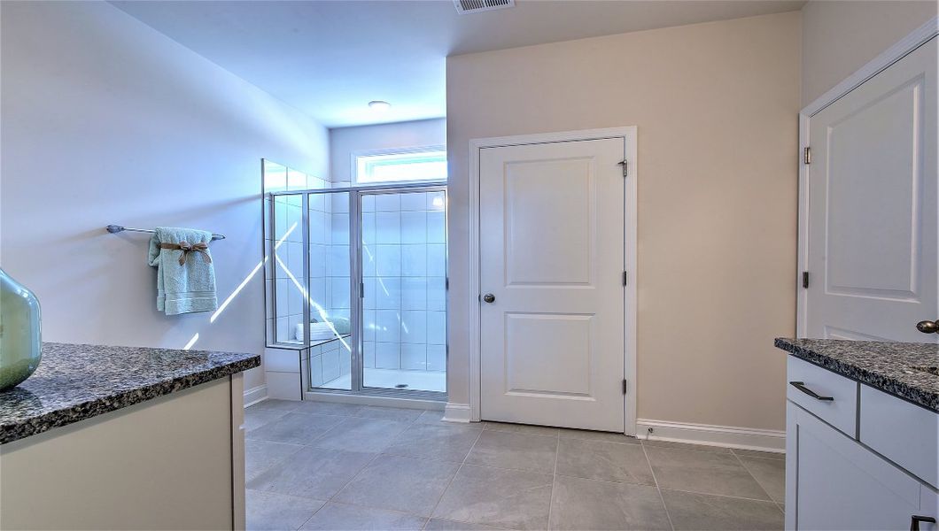 Furnished interior in a model home at Cantrell Hills in Hendersonville (Image 14).