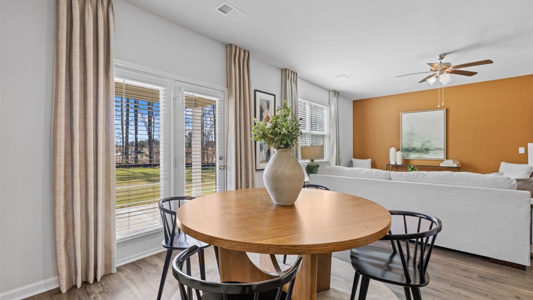 Furnished interior in a model home at Southwind Village in Evans (Image 16). Furnished interior in a model home at Southwind Village in Evans (Image 16).