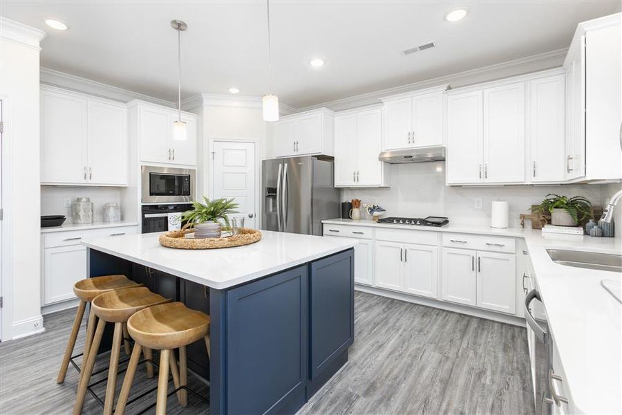 Furnished interior in a model home at Royal Pines in Trinity (Image 40).