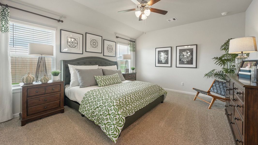 Furnished interior in a model home at Pleasant Hill in Bryan (Image 23).