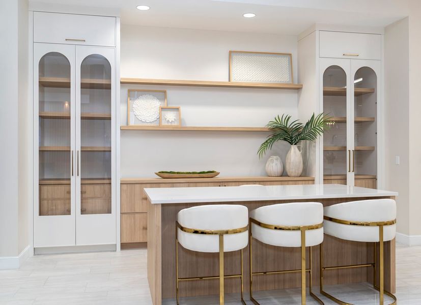 Furnished interior in a model home at Palma Del Lago in Miami Lakes (Image 15).