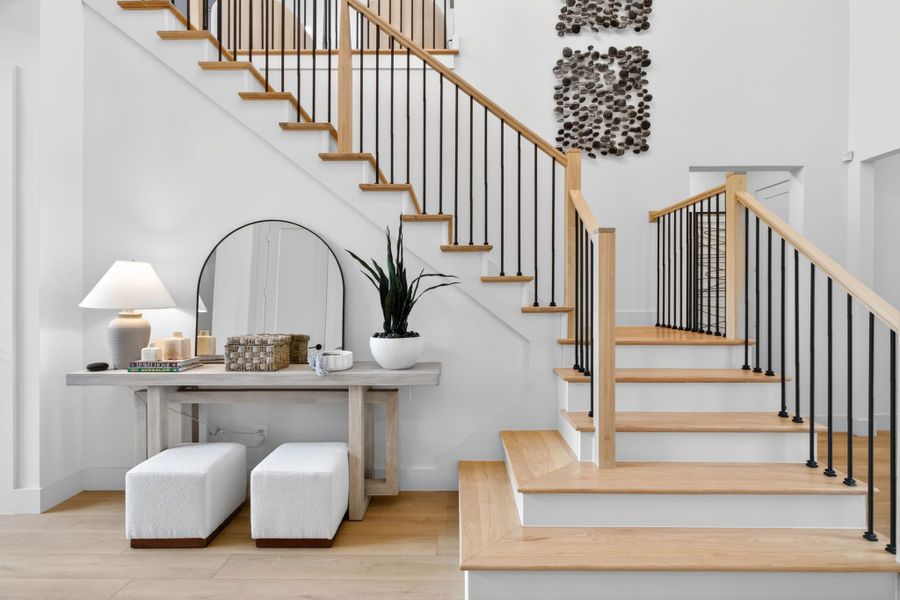 Furnished interior in a model home at Wildflower Ranch in Fort Worth (Image 31).