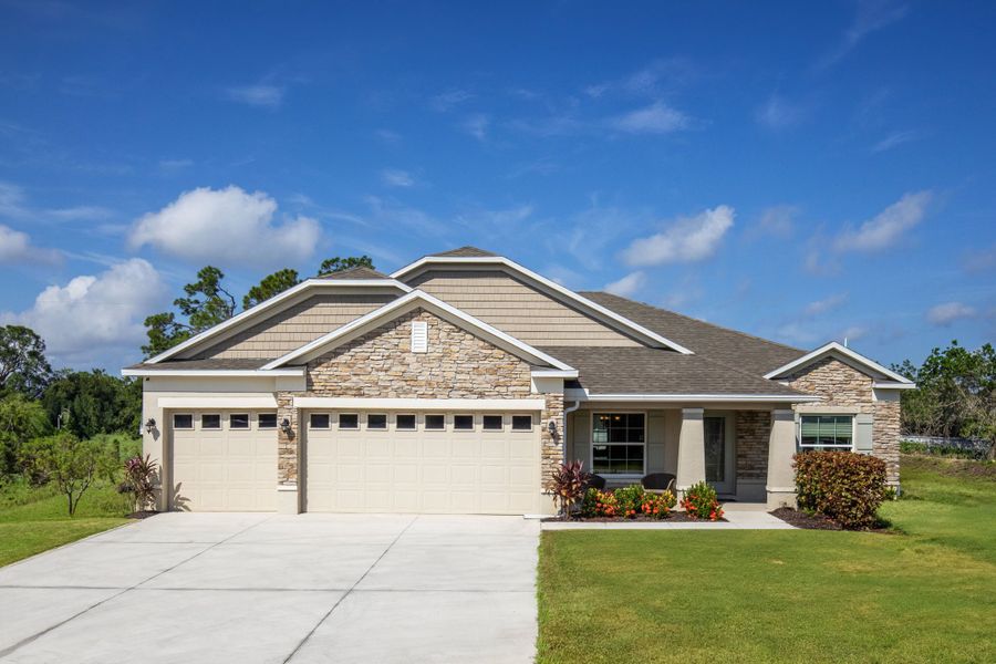 Front exterior of a home in the Spring Hill community, located in Spring Hill, FL (Image 2).
