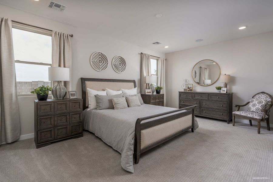 Primary Bedroom - Sabino at Sunset Farms in Tolleson, Arizona | Landsea Homes