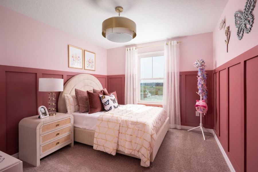 Furnished interior in a model home at Davis Landing in Wimauma (Image 13).