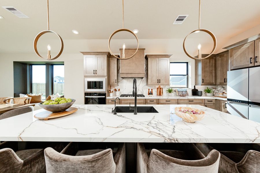 Furnished interior in a model home at Arcadian Estates in Pearland (Image 19).