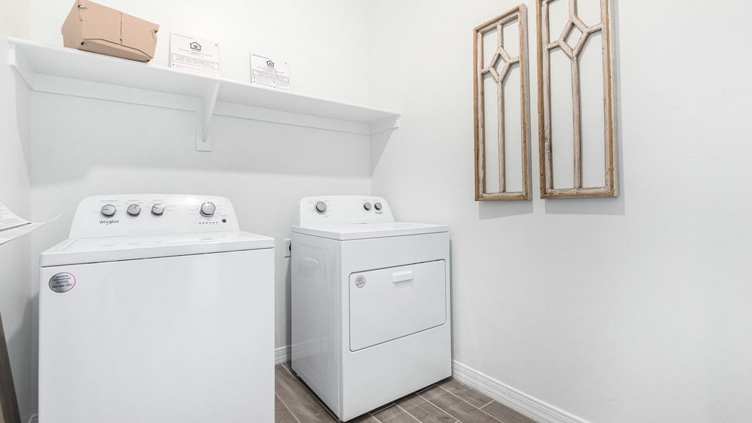 Furnished interior in a model home at Tortolita Trails in Marana (Image 48).