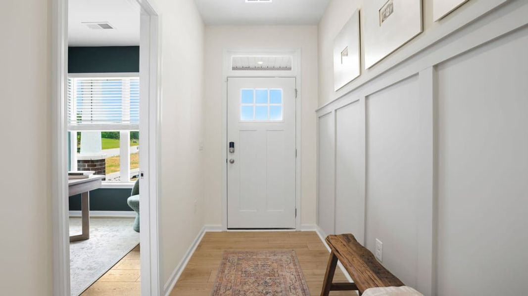 Furnished interior in a model home at Sherwood Gardens in Landrum (Image 8).