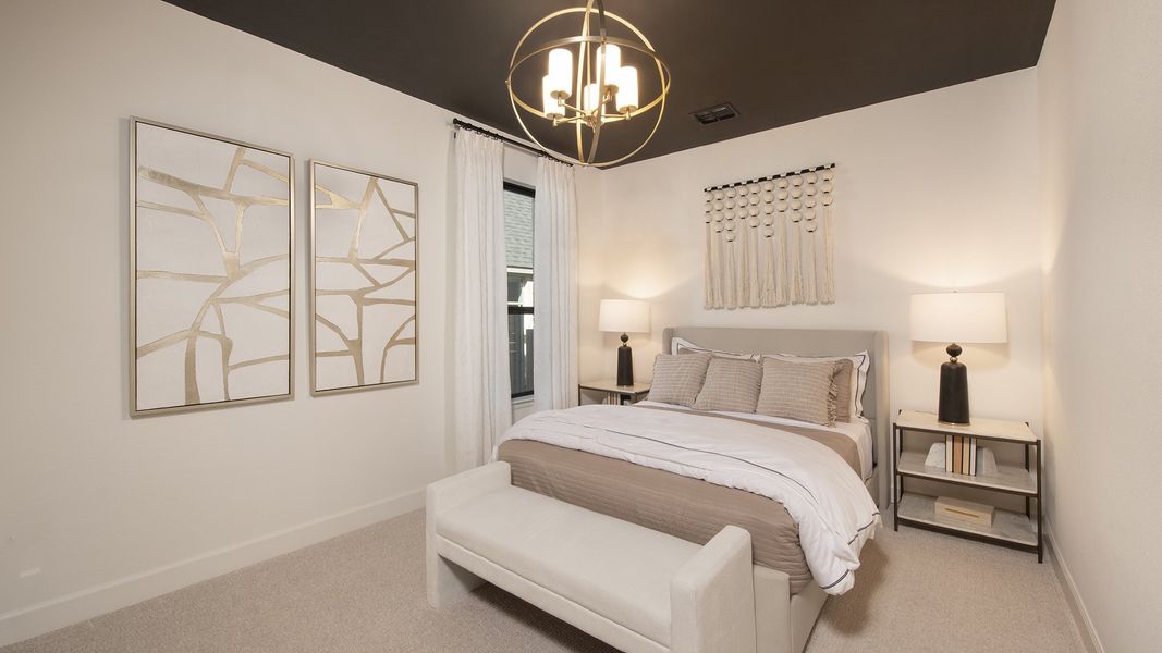 Furnished interior in a model home at Two Step Farm 60' in Montgomery (Image 15).