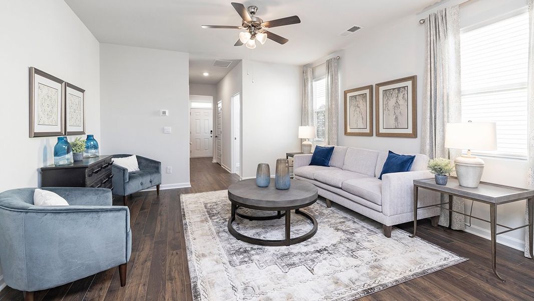 Furnished interior in a model home at Estates at Deer Hollow in Grovetown (Image 19).