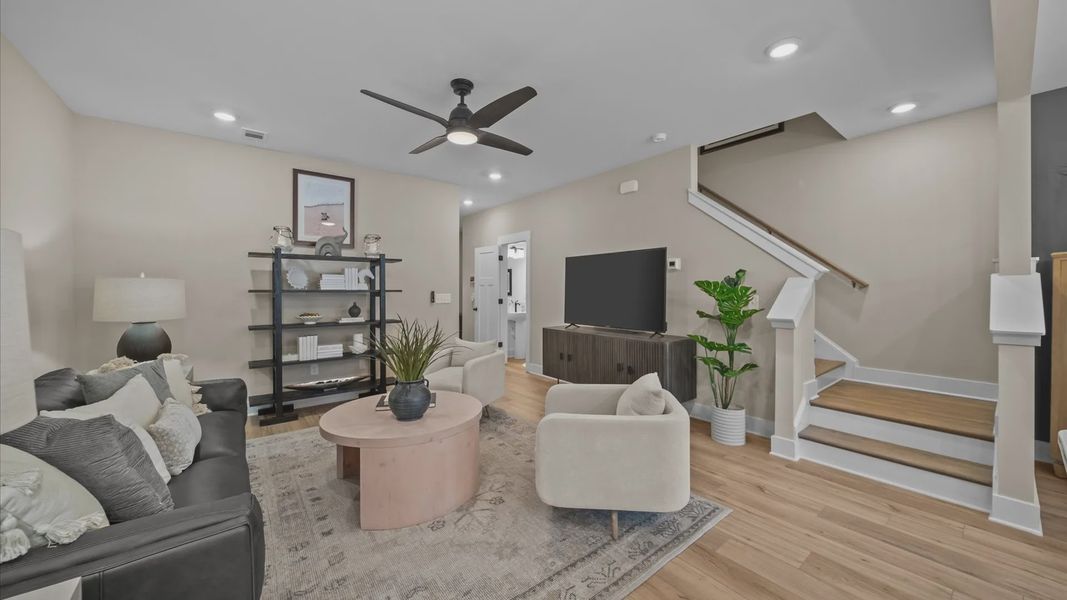 Furnished interior in a model home at Silo Ridge in Anderson (Image 26). Furnished interior in a model home at Silo Ridge in Anderson (Image 26).