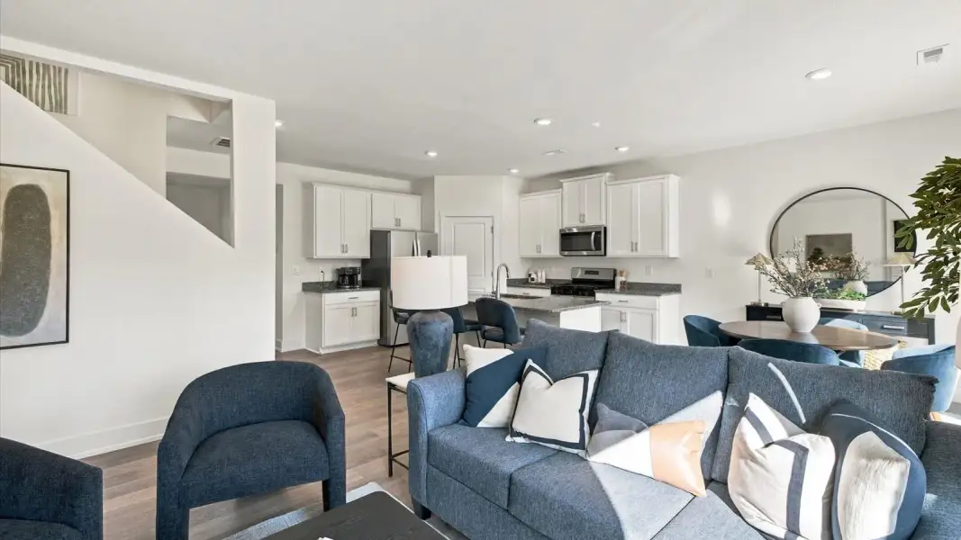 Furnished interior in a model home at Irwin Oaks in Corryton (Image 16). Furnished interior in a model home at Irwin Oaks in Corryton (Image 16).