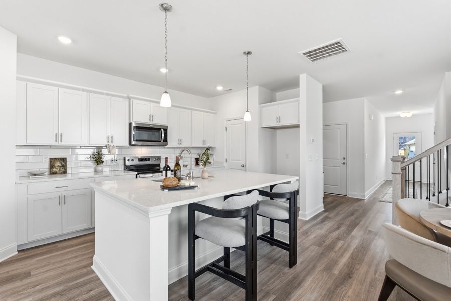Furnished interior in a model home at Sedman Hills in Hixson (Image 3).