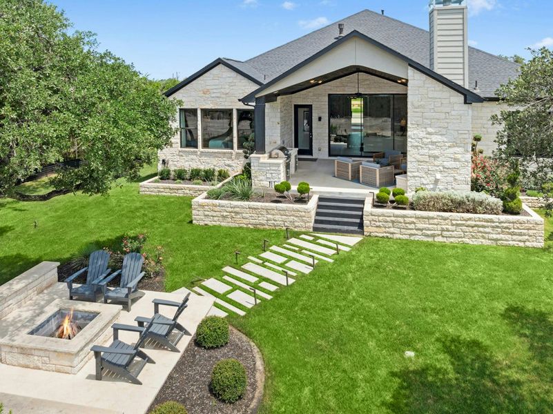 Exterior details of a home in Riverstone, Georgetown (Image 16).