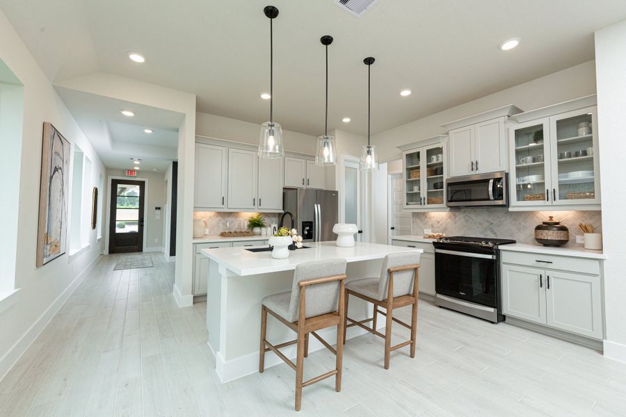 Furnished interior in a model home at Copia Pines: Copia Pines 45' Homesites in Montgomery (Image 11).