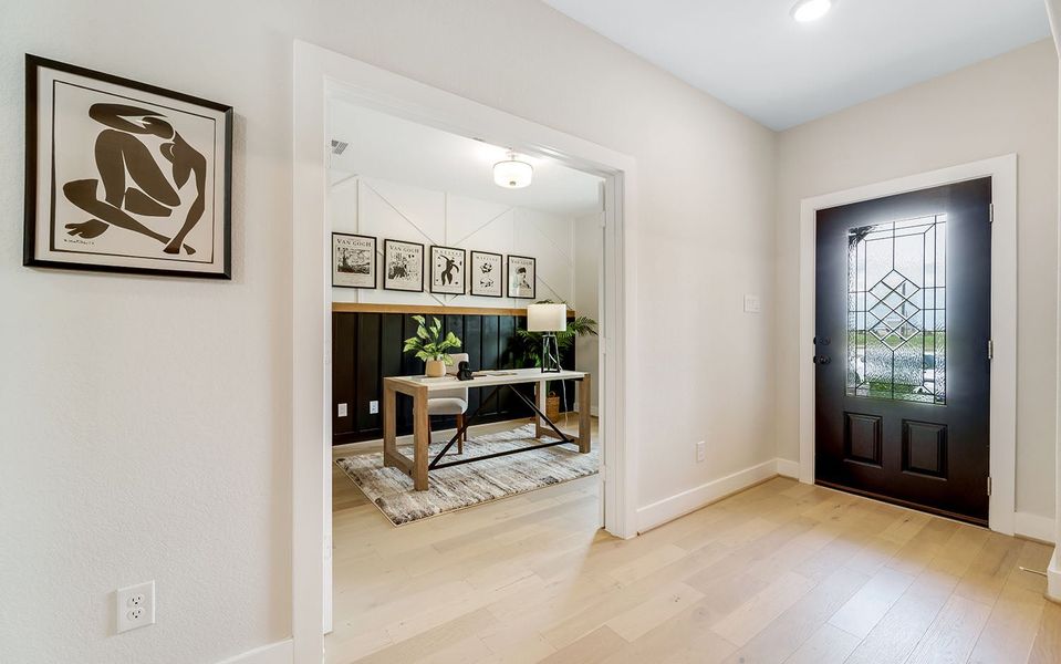 Furnished interior in a model home at River Ranch Meadows in Dayton (Image 32). Furnished interior in a model home at River Ranch Meadows in Dayton (Image 32).