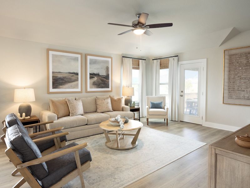 Furnished interior in a model home at Stetson Ridge in Marion (Image 6).