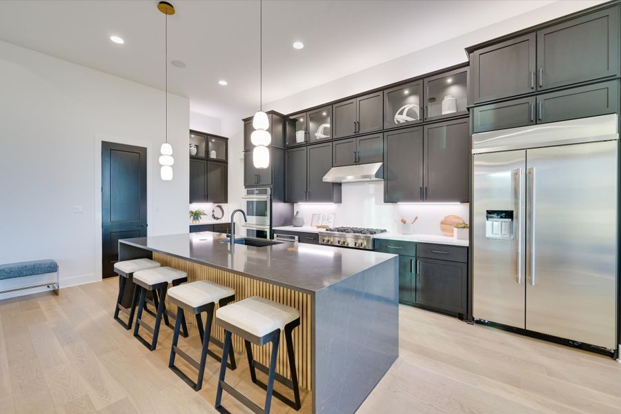 Furnished interior in a model home at Leander Estates in Leander (Image 32).