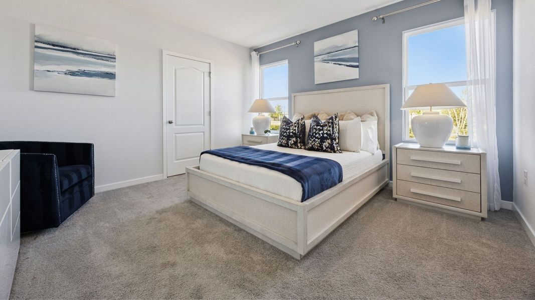 Furnished interior in a model home at Wynwood in Ocoee (Image 19).