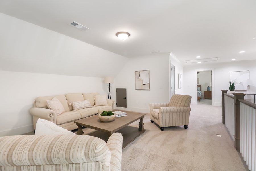 Furnished interior in a model home at St. Regis in Oxford (Image 25).