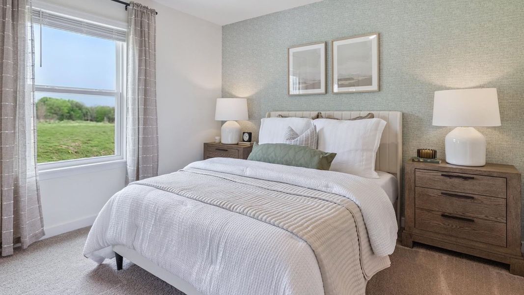 Furnished interior in a model home at Highland View in Seymour (Image 11).