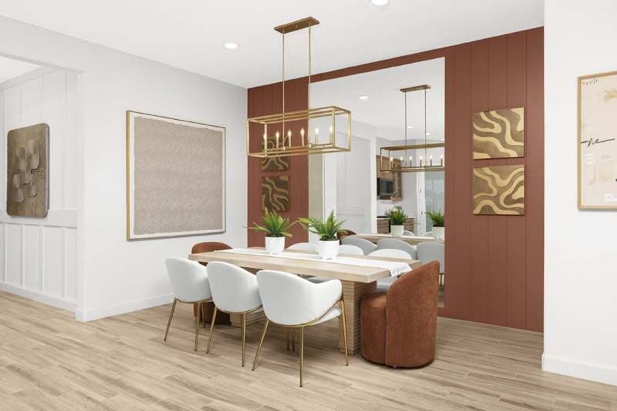 Furnished interior in a model home at Silverbell Ridge in Tucson (Image 18). Furnished interior in a model home at Silverbell Ridge in Tucson (Image 18).