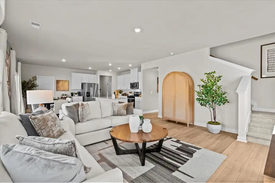 Furnished interior in a model home at Shiloh Valley in Piedmont (Image 16).
