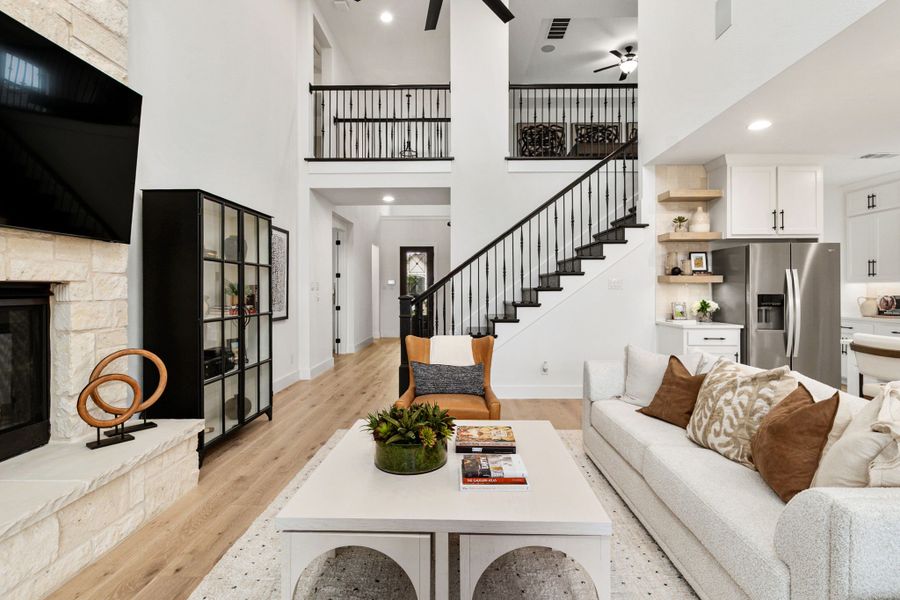 American Legend Homes 50' model in Wellington - Living Area/Entry American Legend Homes 50' model in Wellington - Living Area/Entry