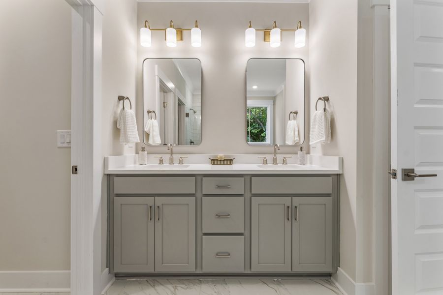 Furnished interior in a model home at South Park in Piedmont (Image 27).