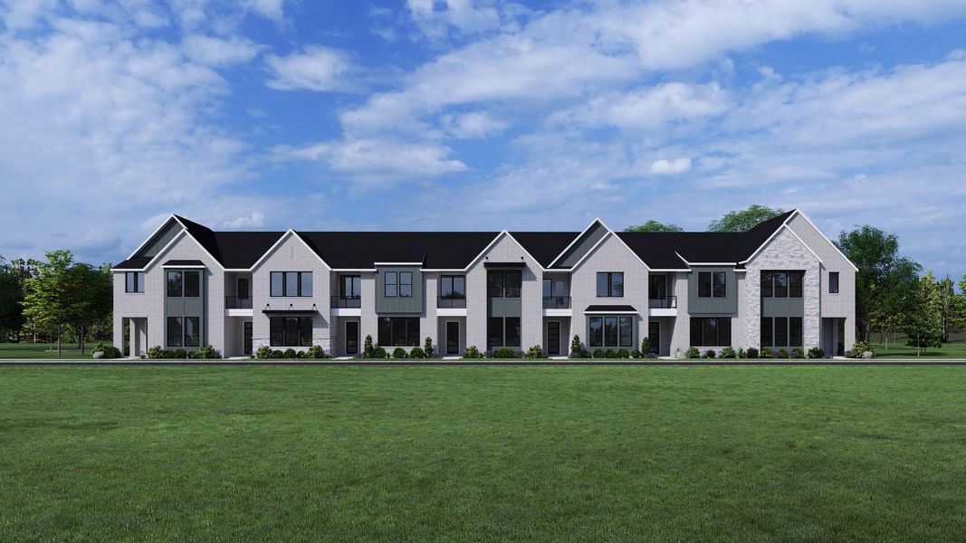 Mosaic Townhome Front Exterior