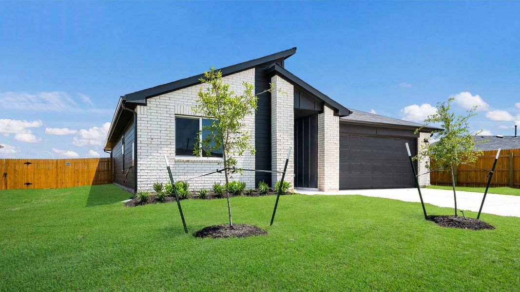 Front exterior of a home in the Southgrove community, located in Kyle, TX (Image 15).