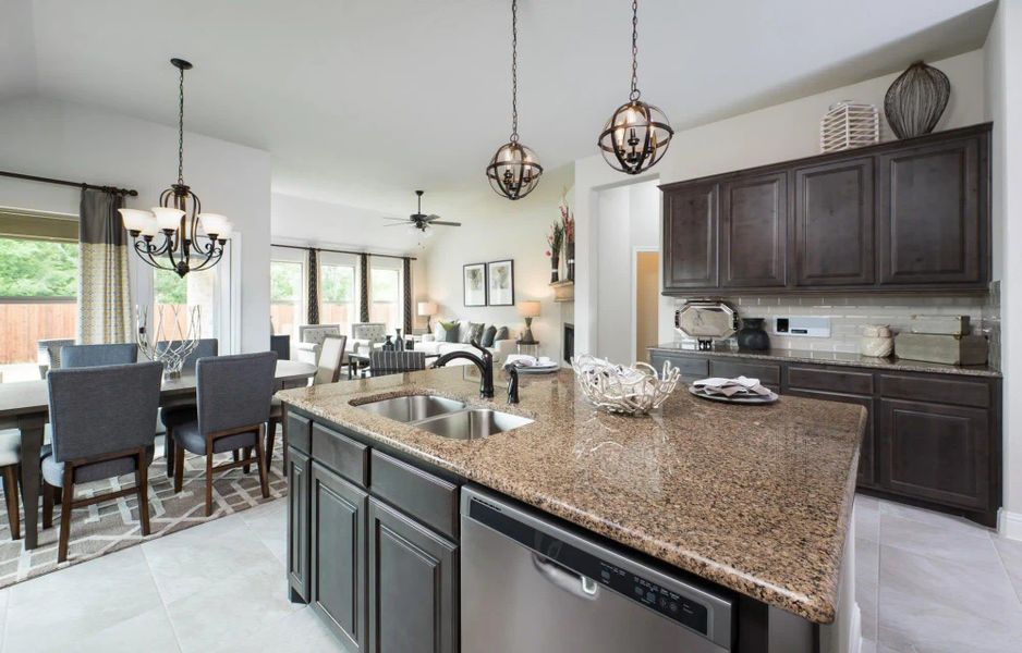 Kitchen | Concept 1991 at Hunters Ridge in Crowley, TX by Landsea Homes