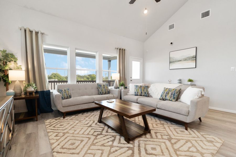 Hunters Ranch Model - Polk - Family Room