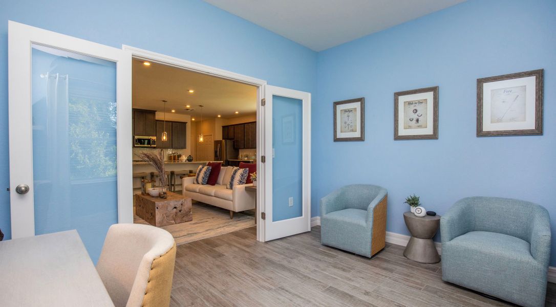 Furnished interior in a model home at Rotonda in Port Charlotte (Image 4).