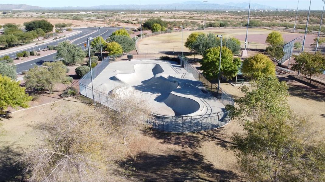 Amenity aerial skate park