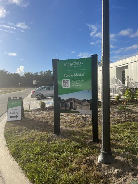 Future homes in Magnolia Estates by Maronda Homes, showcasing new development in sunny Lakeland, FL.