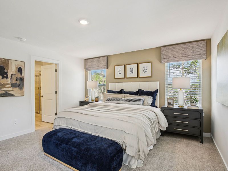 Furnished interior in a model home at Avery Farms - Ridge Series in Murfreesboro (Image 10).
