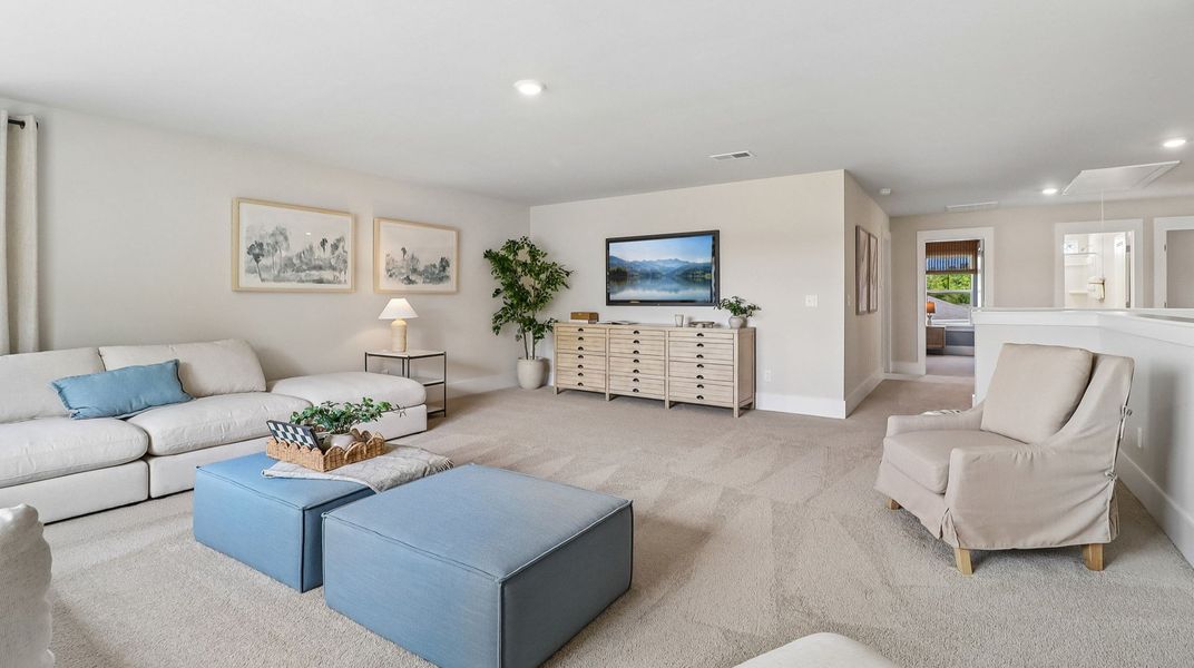 Furnished interior in a model home at Shell Pointe in Gilbert (Image 23).