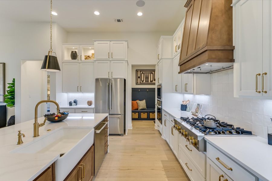 Furnished interior in a model home at Scofield Farms Estates in Georgetown (Image 25).