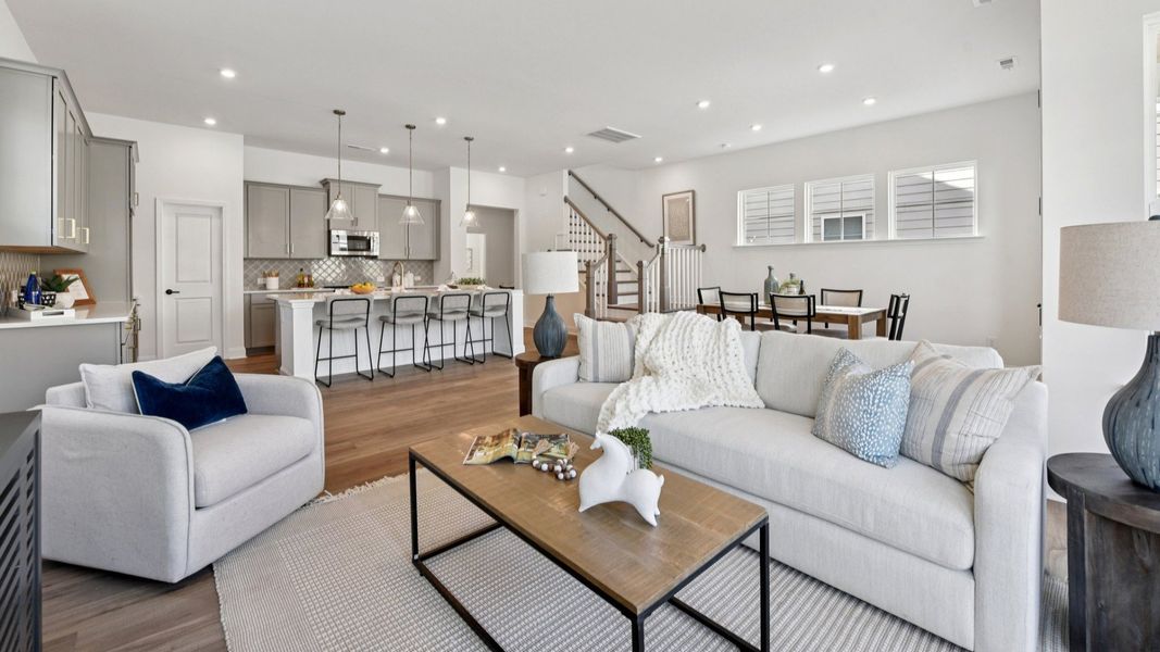 The Brentwood Plan River Point in River District by DRB Homes in Charlotte NC