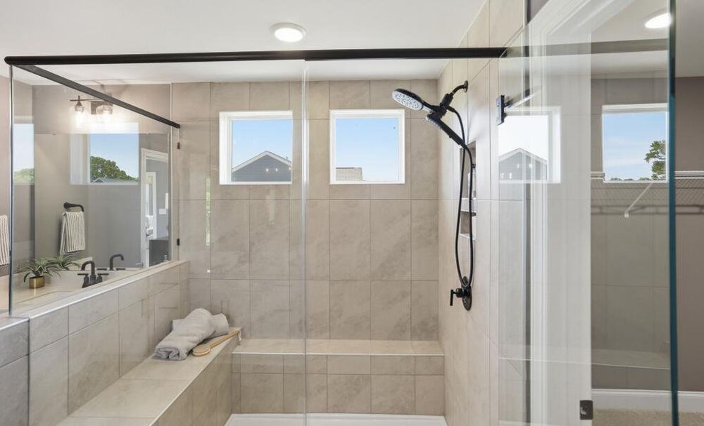Furnished interior in a model home at Ashton Park in Monroe (Image 31).