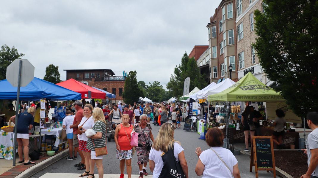 Farmers Market in Downtown Alpharetta
