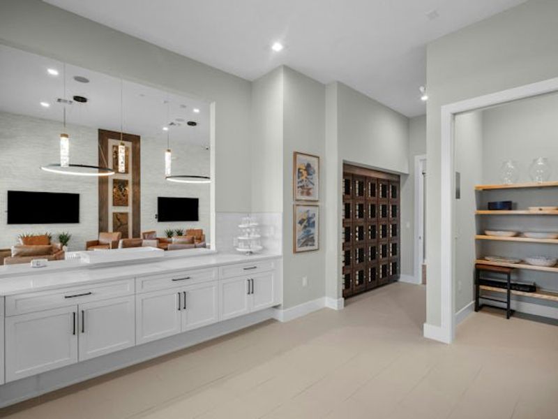 Furnished interior in a model home at BELTERRA in Port St. Lucie (Image 13).