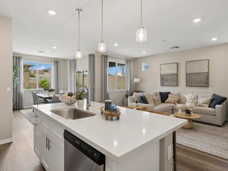 Furnished interior in a model home at South Ranch Destination Collection in Prescott (Image 6). Furnished interior in a model home at South Ranch Destination Collection in Prescott (Image 6).