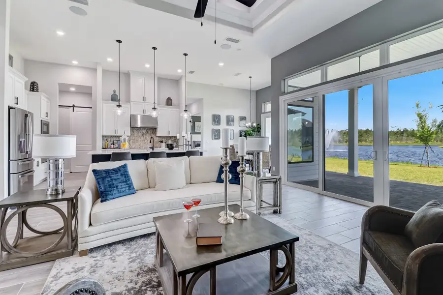 Furnished interior in a model home at Southwind Plantation in St. Augustine (Image 4).