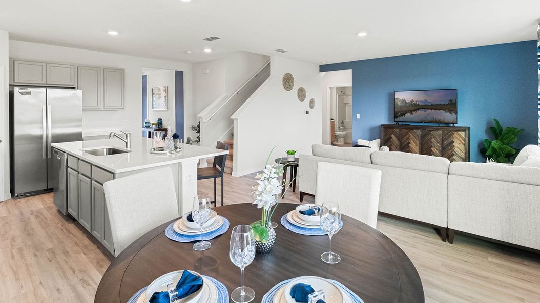 Furnished interior in a model home at Timberwalk in Mount Dora (Image 25).