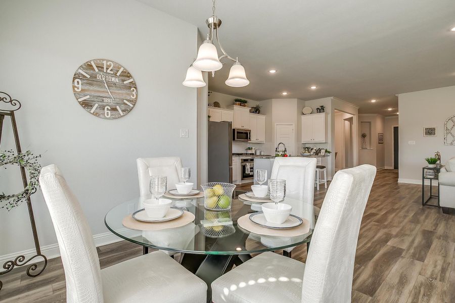 Furnished interior in a model home at Mallard Point in Greenville (Image 26).