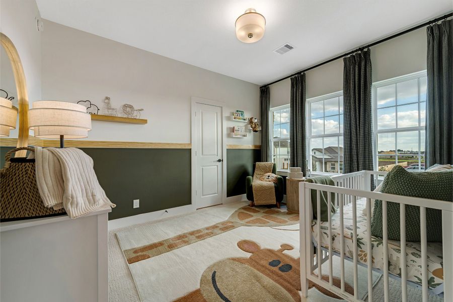 Furnished interior in a model home at Sunterra Lakes in Brookshire (Image 34).