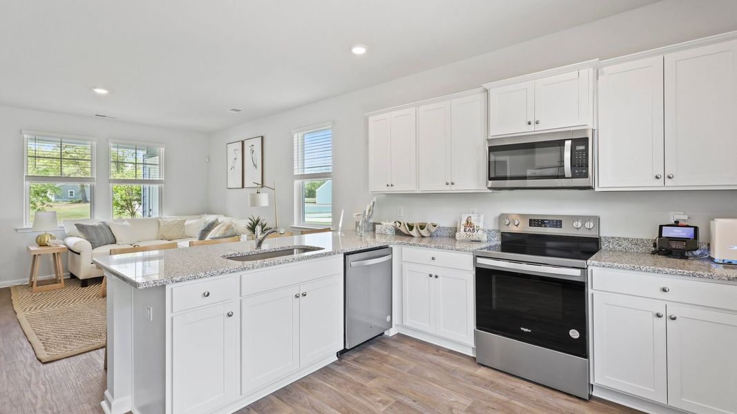 Furnished interior in a model home at North Shore in Summerton (Image 4).